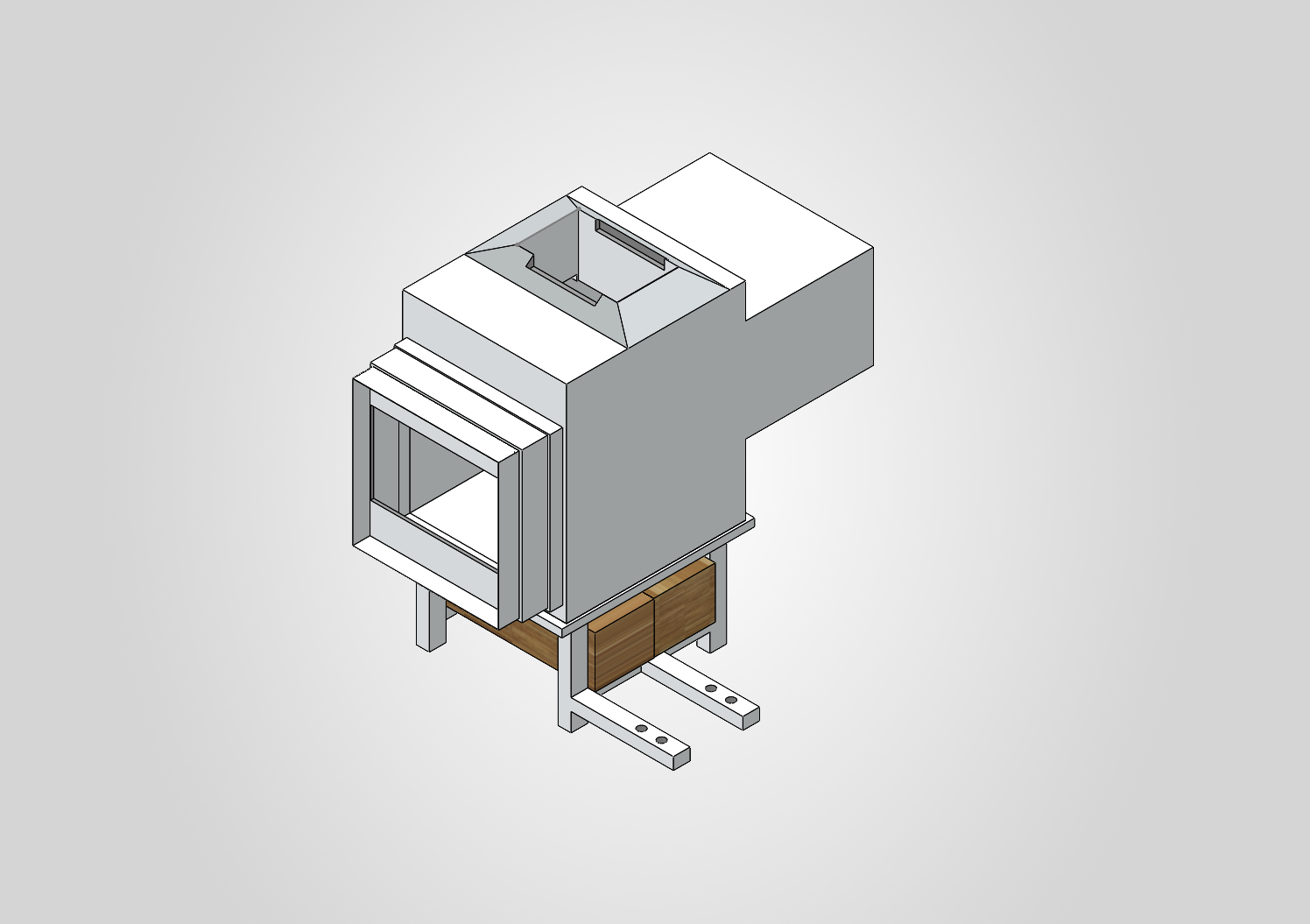 H-Frame CAD model